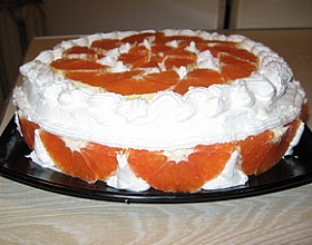 Торт апельсиновый