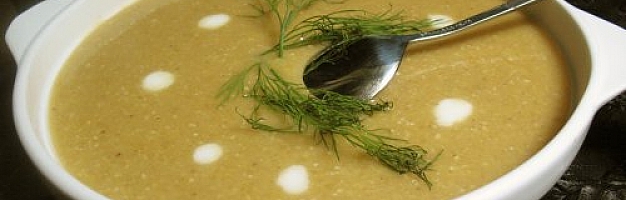 Суп рисовый с цветной капустой и кабачком