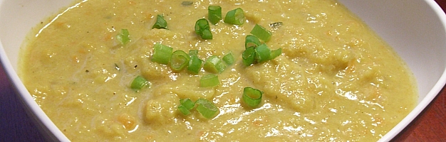 Крем-суп с цветной капустой и рисом
